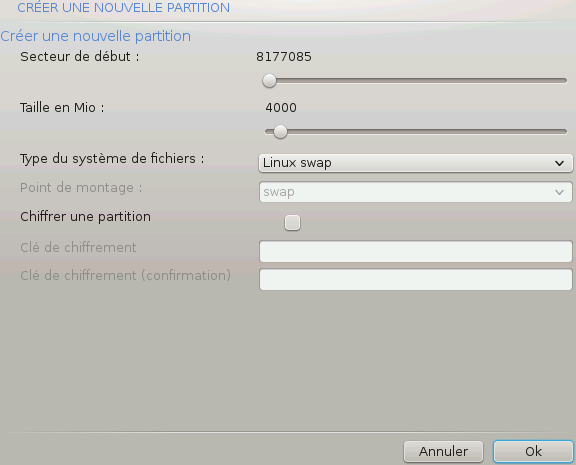 Partition swap