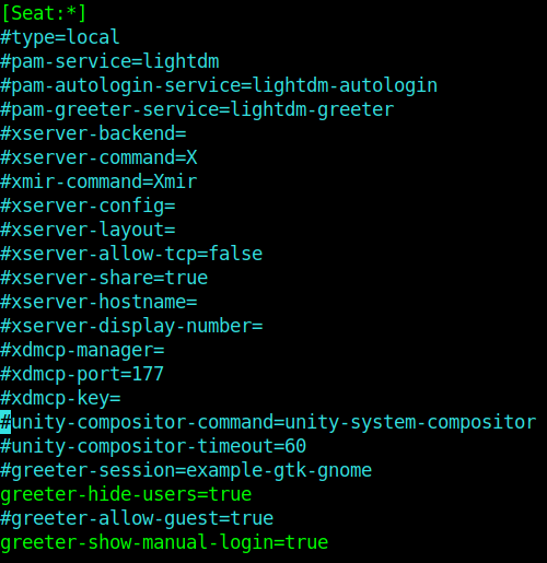 Fichier lightdm.conf