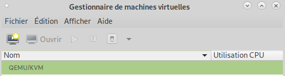 Gestionnaire de machines virtuelles