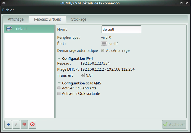 QEMU/KVM Virtual Network NAT