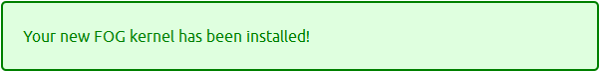 Fog Kernel installed