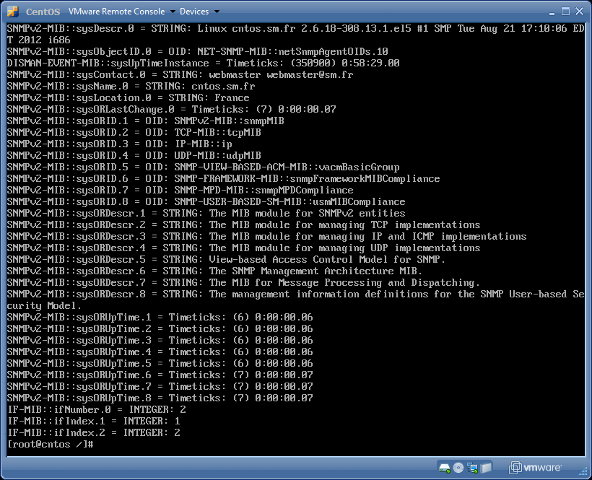 CentOS - SNMP