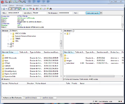 Serveur VSFTPD et FileZilla