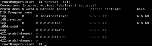 Commande netstat