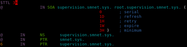 Serveur DNS zone indirecte