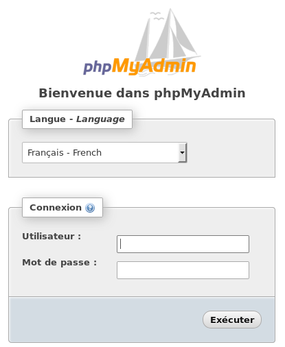 PhpMyAdmin