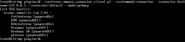 Tester Centreon VMware Connector