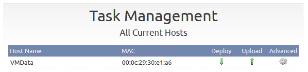 FOG Task Management All Current Hosts