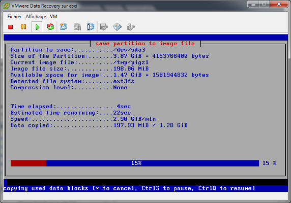 FOG save partition to image file