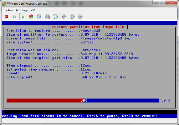 FOG Restore partition from image file