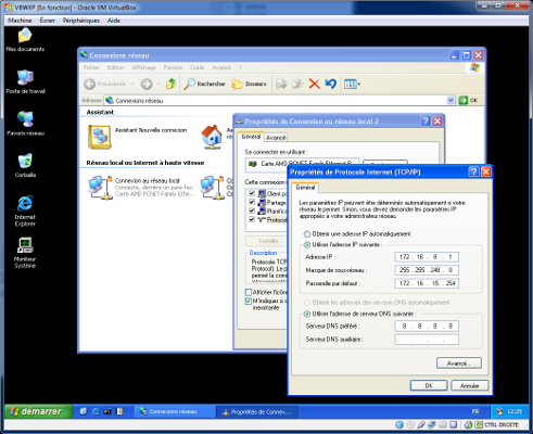 VirtualBox - VMs Carte réseau 2