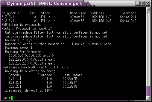 RES6 - show ip protocols