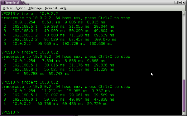 RES6 - Commande Tracert