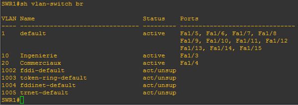 RES8 - Commande : sh vlan-switch br