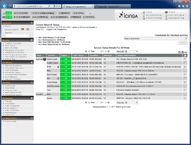 Icinga - Service Detail