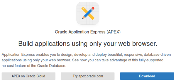 Oracle Application Express