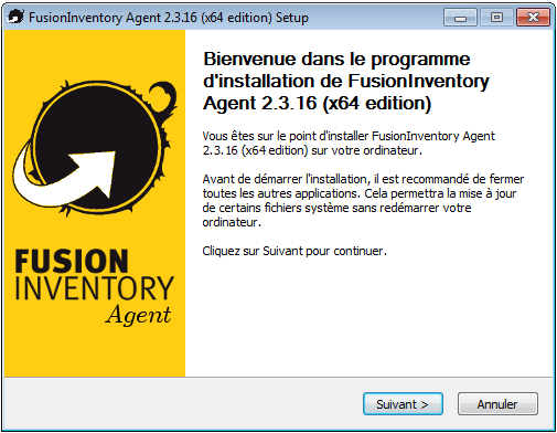 Agent FusionInventory Bienvenue