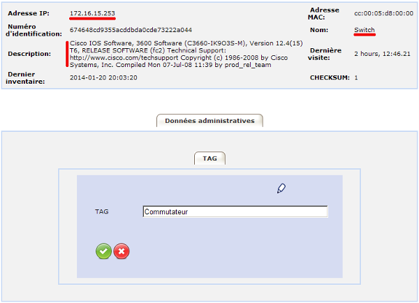 Scan SNMP - Cisco 3660