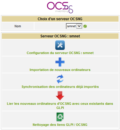 GLPI OCSNG Importation