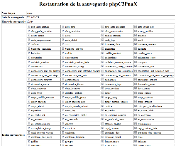 PMB Restauration totale