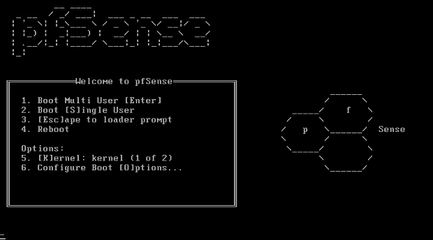 pfSense Boot
