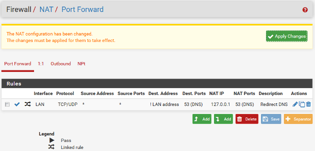 Firewall - NAT - Port Forward