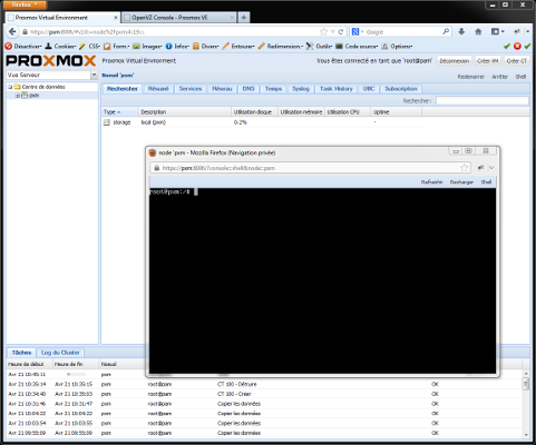 Proxmox Shell