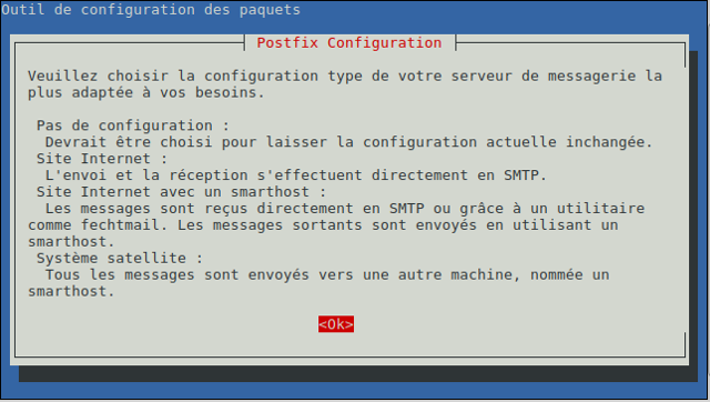 Postfix configuration