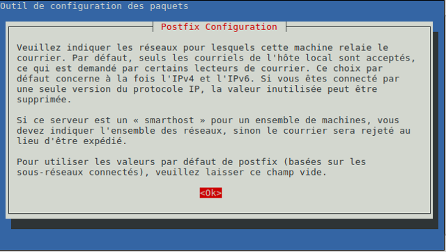 Postfix réseaux