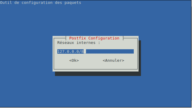 Postfix réseaux