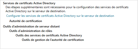 RésumÁ sur l'installation des services de certificats