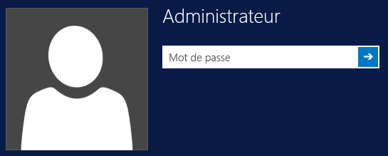 Windows Server 2012 R2 - Login Administrateur