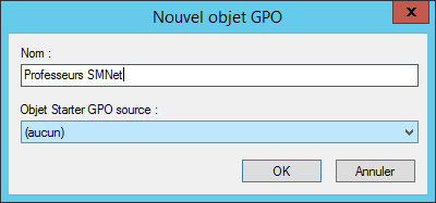 Nouvel objet GPO