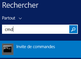 Windows Server 2012 R2 - Invite de commandes