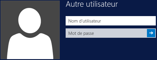 Windows Server 2012 R2 - Invite de connexion