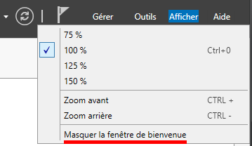 Windows Server 2012 R2 - Fenêtre de bienvenue du Gestionnaire de serveur