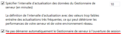 Windows Server 2012 R2 - Démarrage automatique du Gestionnaire de serveur