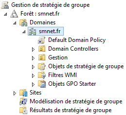 Gestion des stratégies de groupe