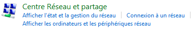 Windows Server 2012 R2 - Centre Réseau et partage