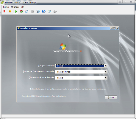 Windows Server 2008 R2 - Langue