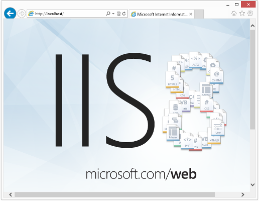 Windows 8 - Tester IIS