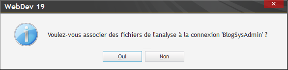 Association fichiers de l'analyse