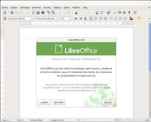 LibreOffice 4.0.3