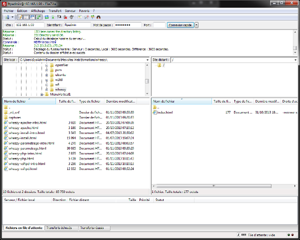 FileZilla et VSFTPD