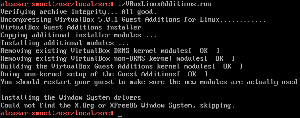 VirtualBox Additions invités