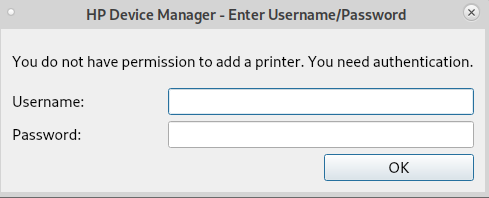 Permission to add printer