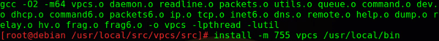 Installer VPCS