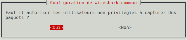 Configurer Wireshark Common