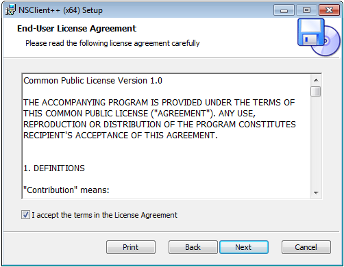NSClient++ End-User License Agreement