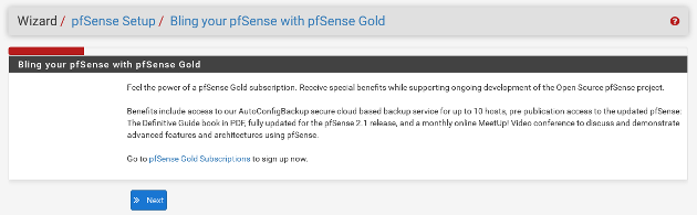 Assistant pfSense Licence Gold